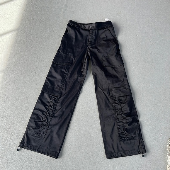 Zara Pants & Jumpsuits Zara Satin Cargo Pants Poshmark
